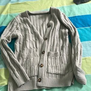 Gray Cardigan